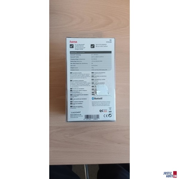Hama Mobiler Bluetooth Lautsprecher