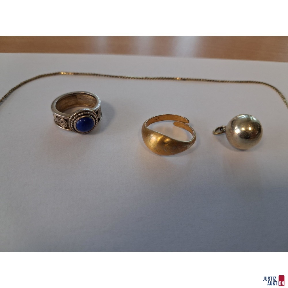 Schmuck Ketten&sol;Ringe 7-teilig
