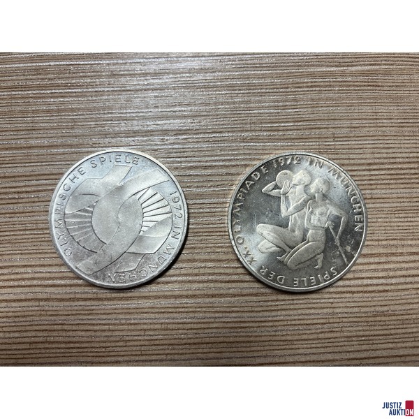 2x Olympia Münze