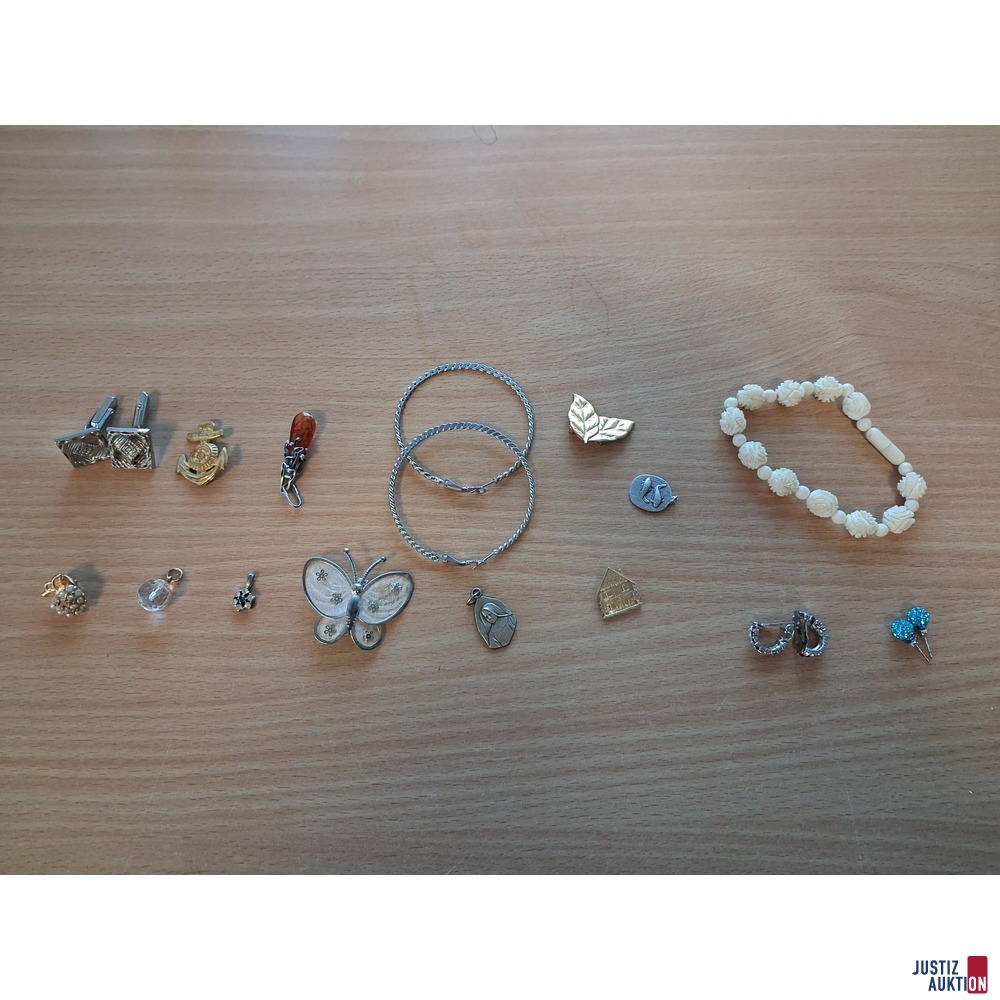 Konvolut Modeschmuck 15- teilig