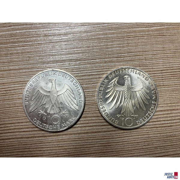 2x Olympia Münze
