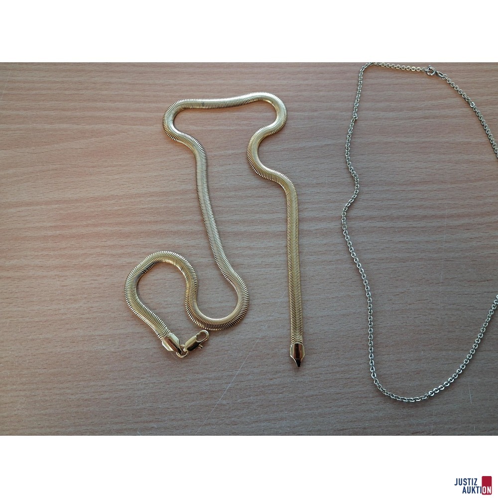 5 Ketten Modeschmuck