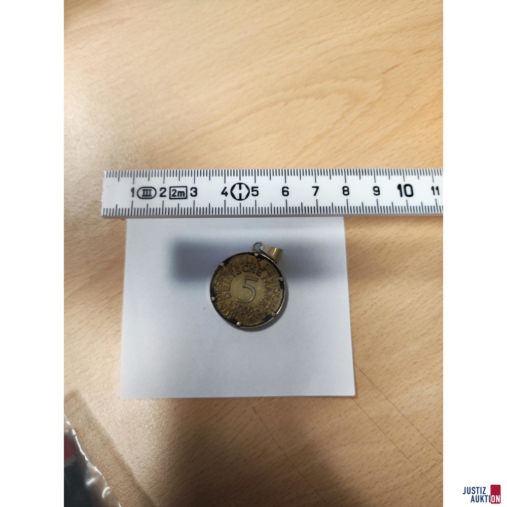 Handgelenkkette + 5 DM Anhänger