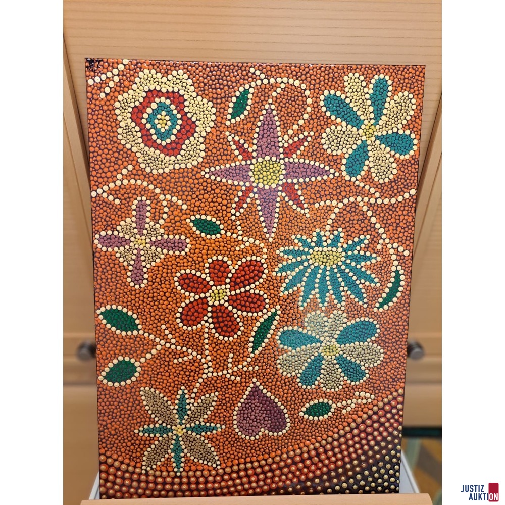 Bild Acryl auf Leinwand Blumenwiese