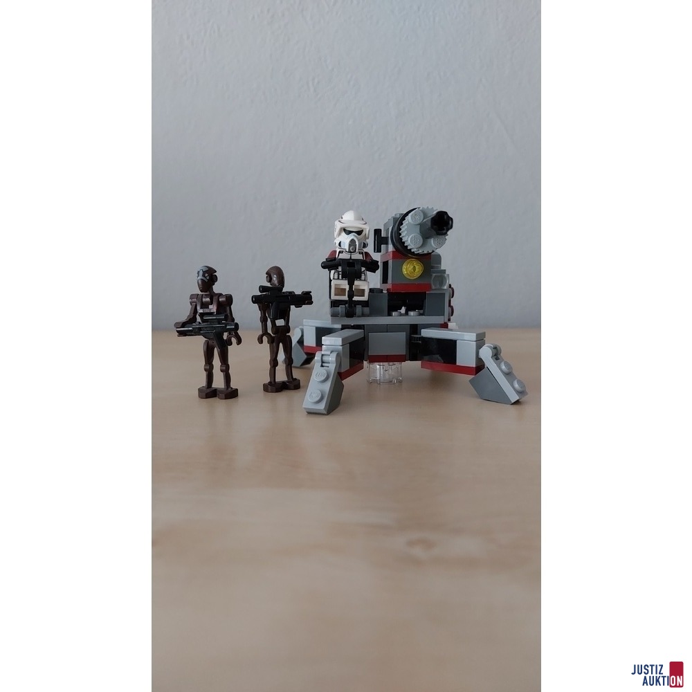 Lego Star Wars 9488-Elite Clone Trooper &amp; Commando Droid Battle Pack