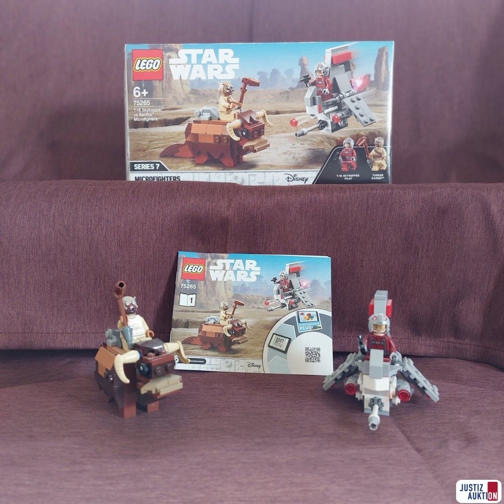 Lego Star Wars 75265 T-16 Skyhooper vs Bantha Microfighters