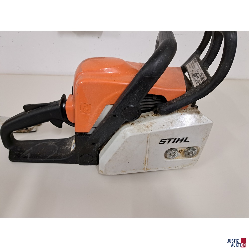 Motorsäge der Marke Stihl MS 170 gebraucht/Gebrauchsspuren vorhanden