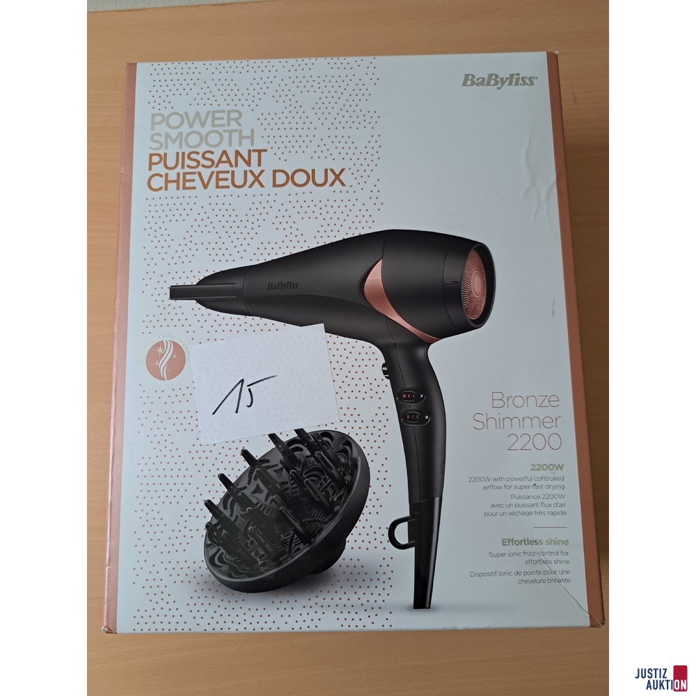 Babyliss Haarföhn Bronze Shimmer 220 