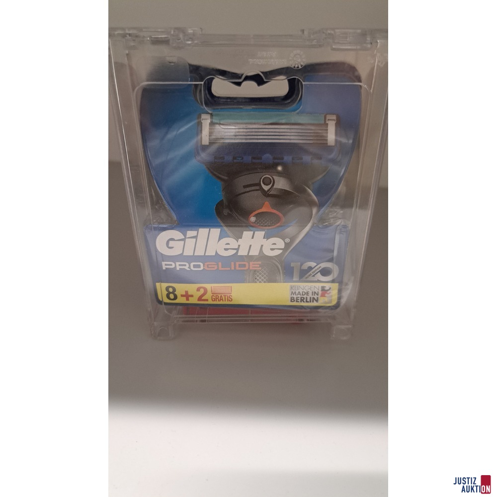 5 Packungen Rasierklingen a 10 Stück der Marke Gillette ProGlide