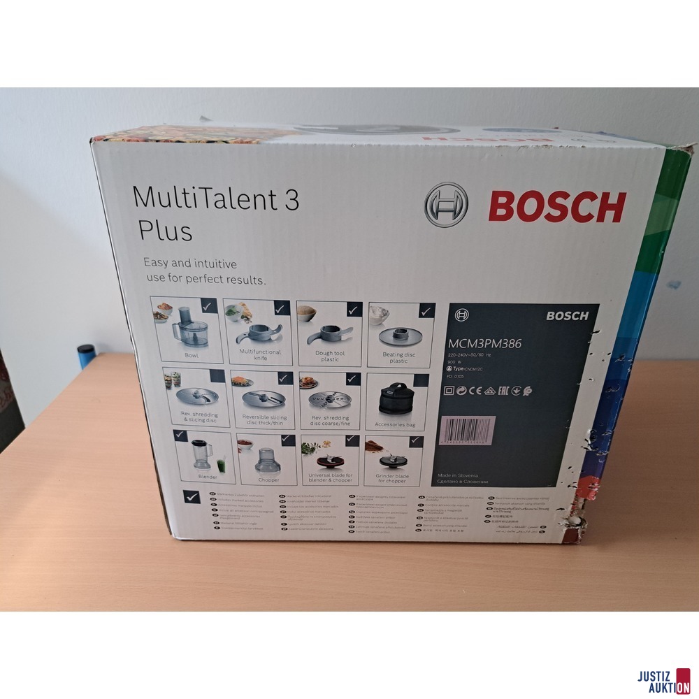 BOSCH MultiTalent 3 Plus MCM3PM386 Originalverpackt