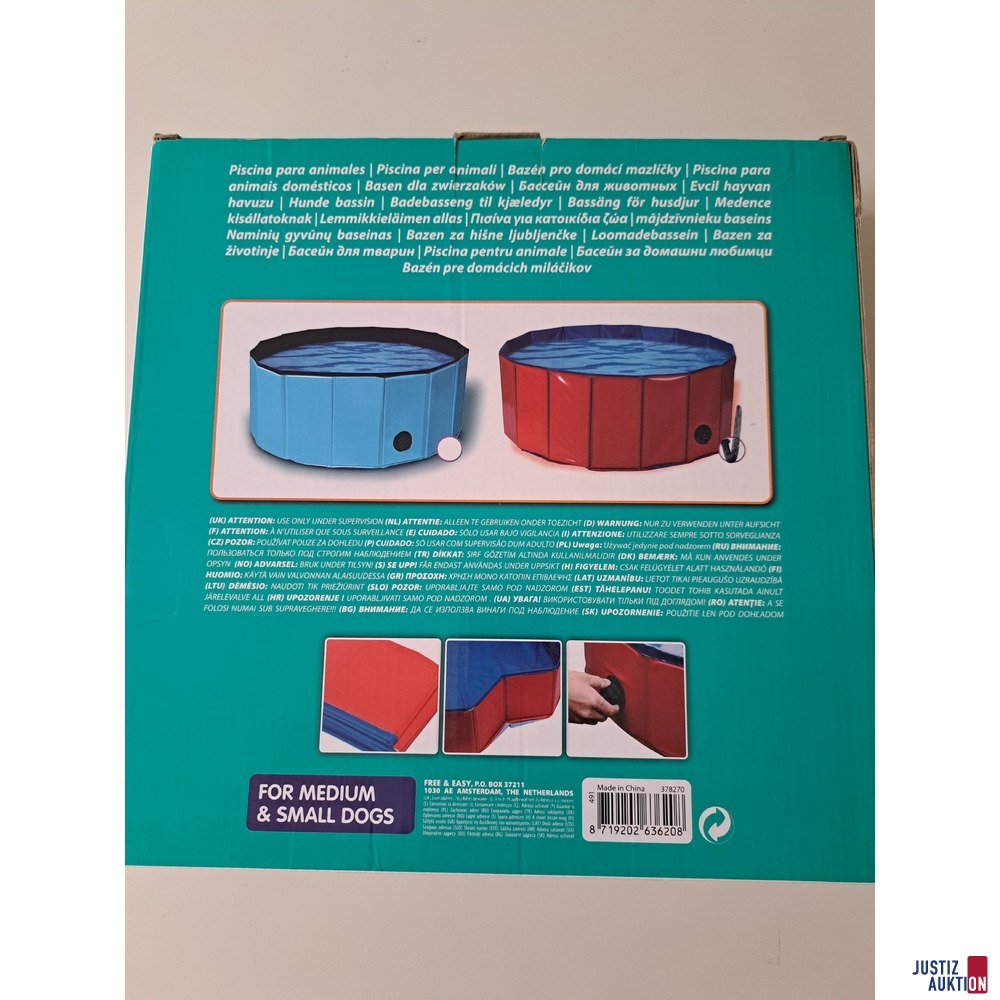 Pet pool Dogs Collection 80 x 30 cm Hundepool NEU