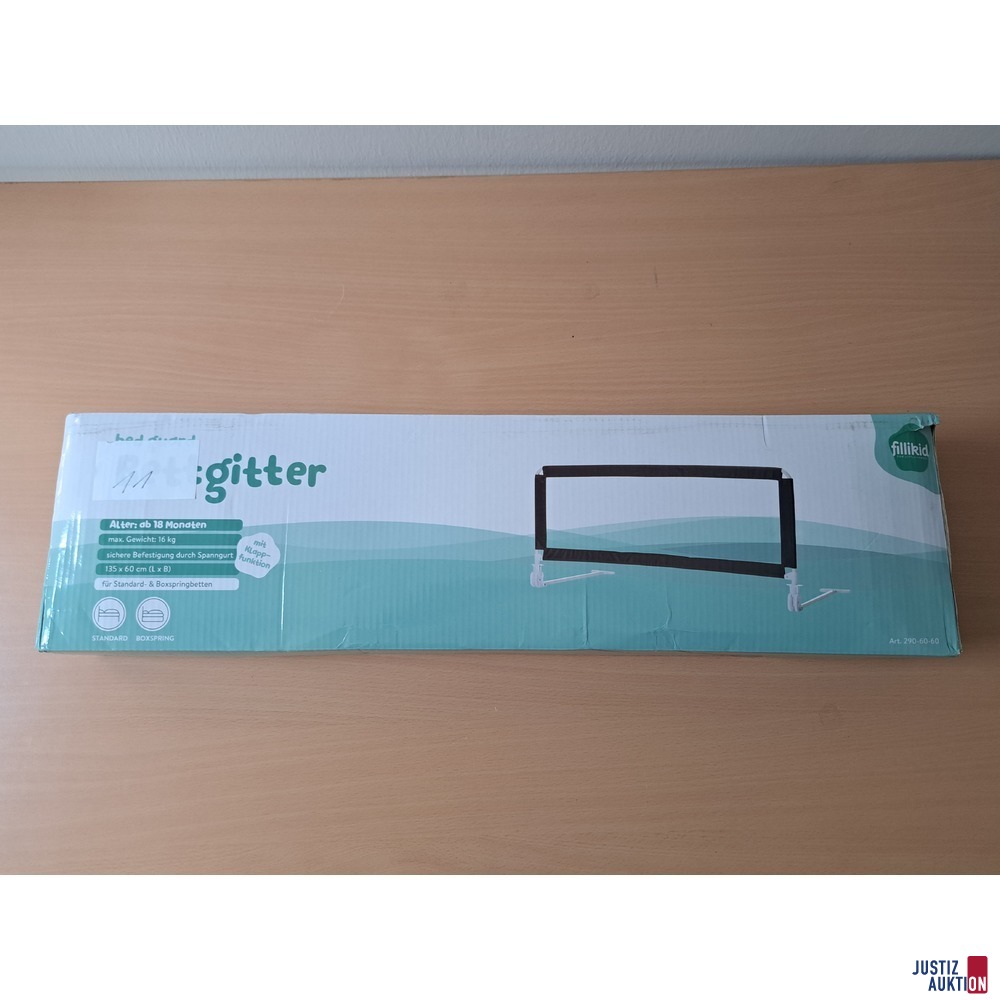 Bettgitter für Baby ‚Fillikid‘ Art Nr: 290-60-60