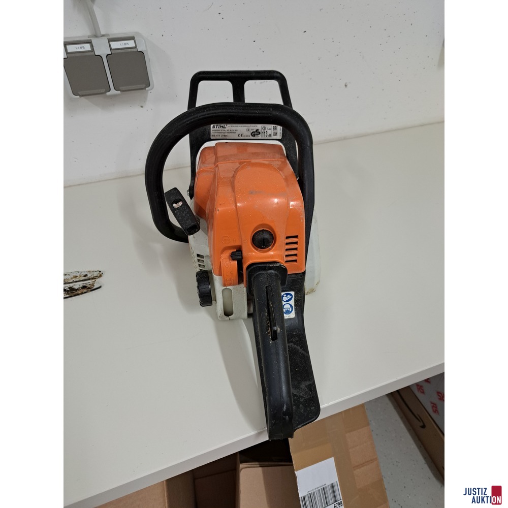 Motorsäge der Marke Stihl MS 170 gebraucht/Gebrauchsspuren vorhanden