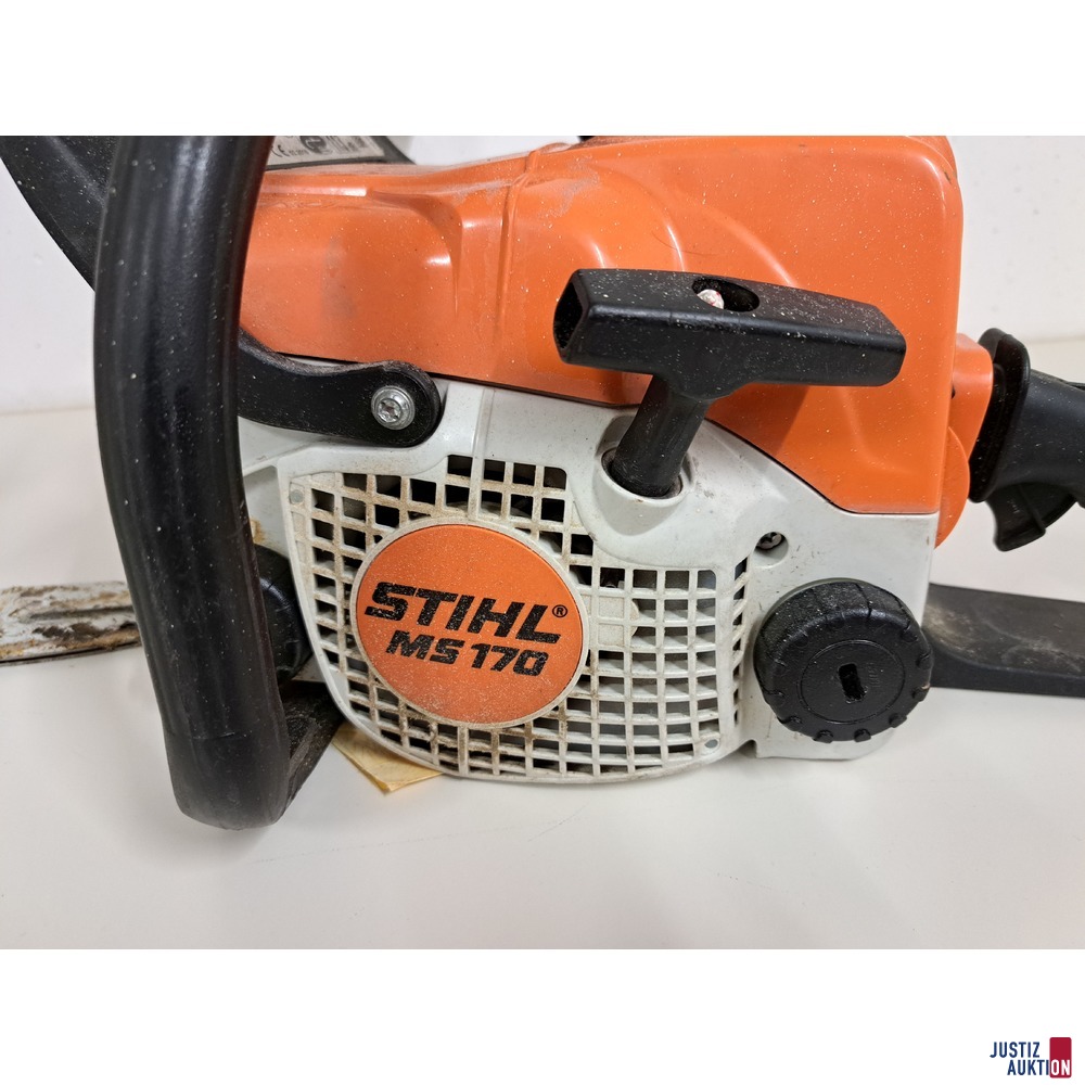 Motorsäge der Marke Stihl MS 170 gebraucht/Gebrauchsspuren vorhanden