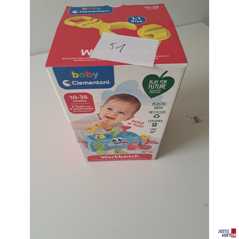 Baby Clementoni Workbench NEU