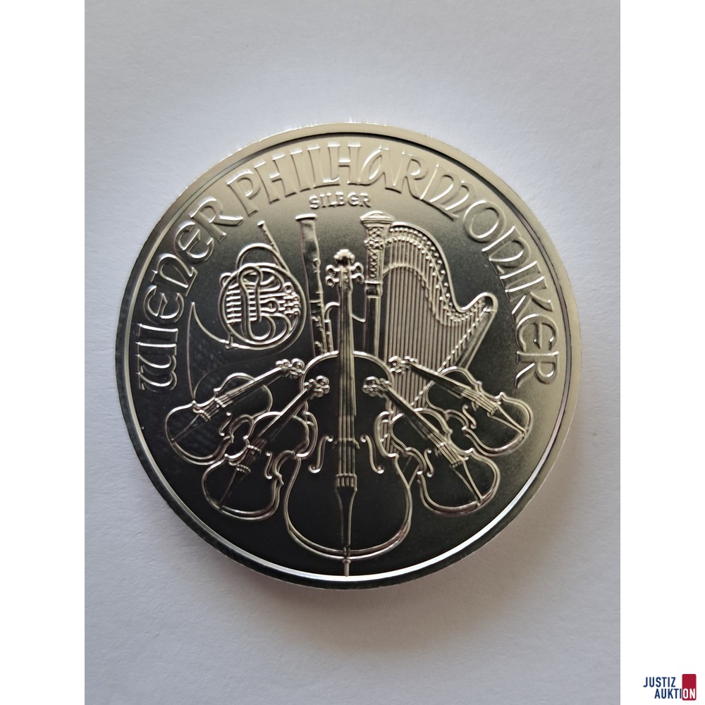 60 Silbermünzen Wiener Philharmoniker