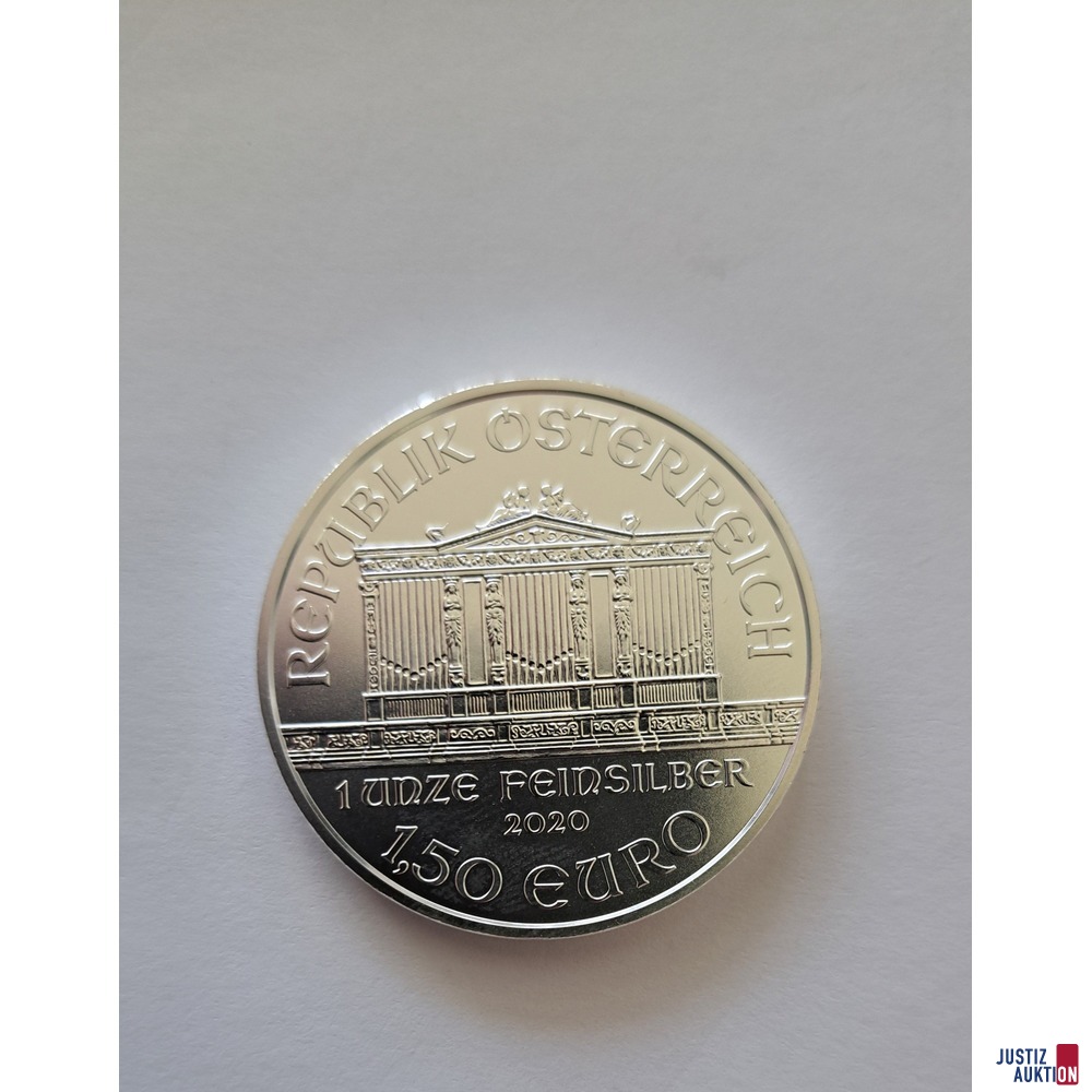 60 Silbermünzen Wiener Philharmoniker