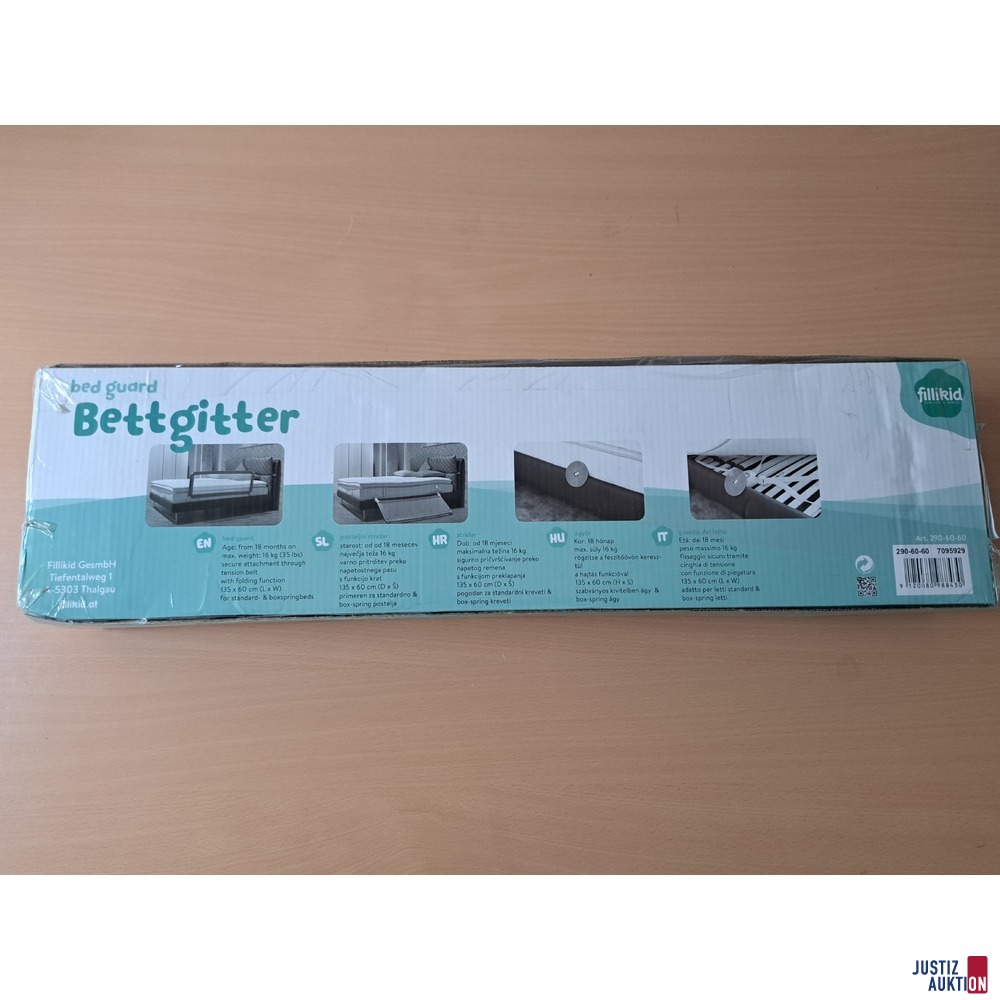 Bettgitter für Baby ‚Fillikid‘ Art Nr: 290-60-60