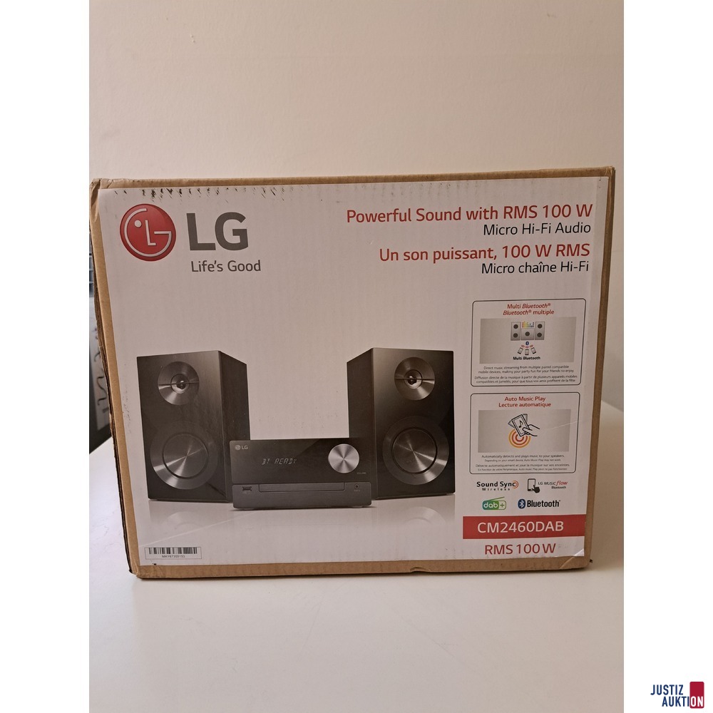 LG Micro Hi-Fi Audio CM2460DAB