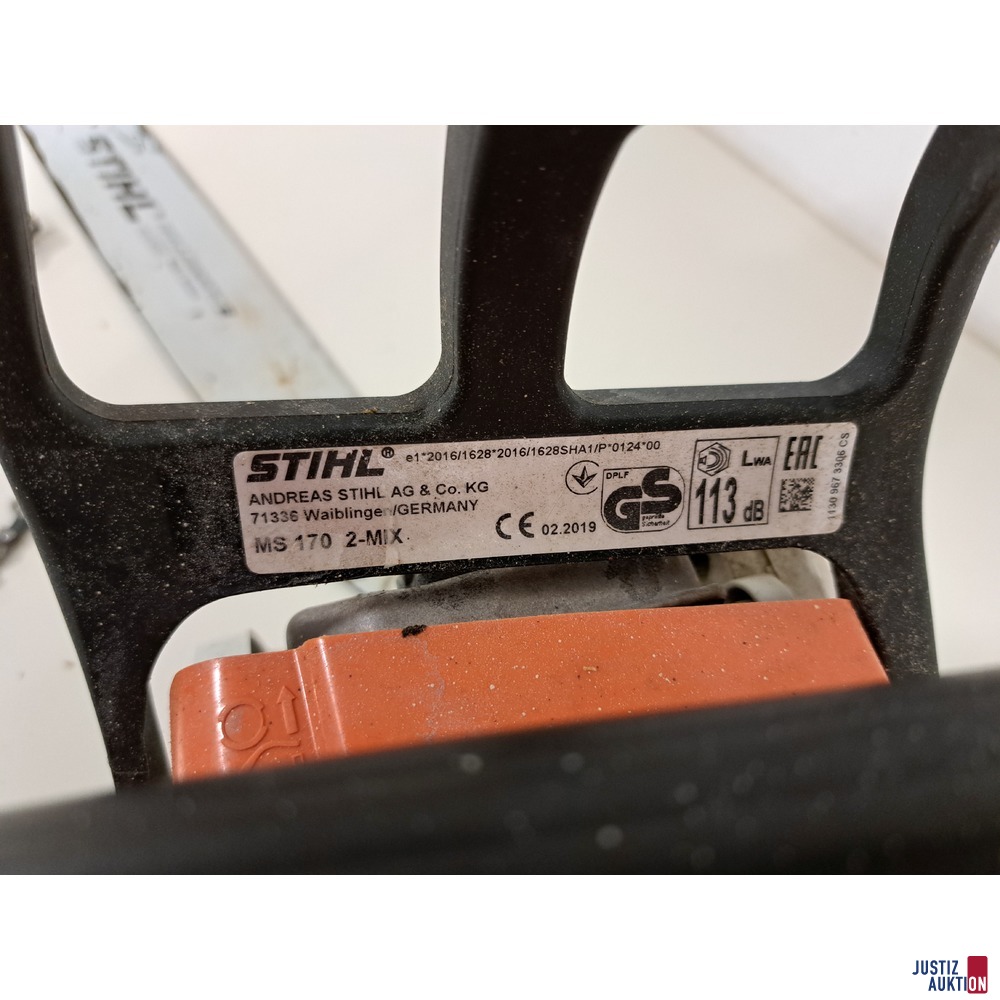Motorsäge der Marke Stihl MS 170 gebraucht/Gebrauchsspuren vorhanden