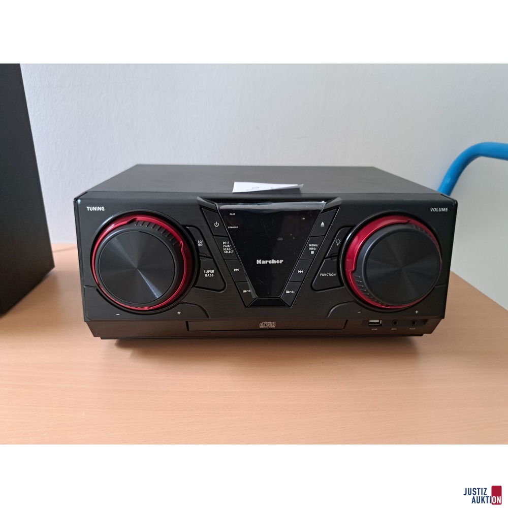 Karcher Music Center 5400D mit 2 Lautsprechern