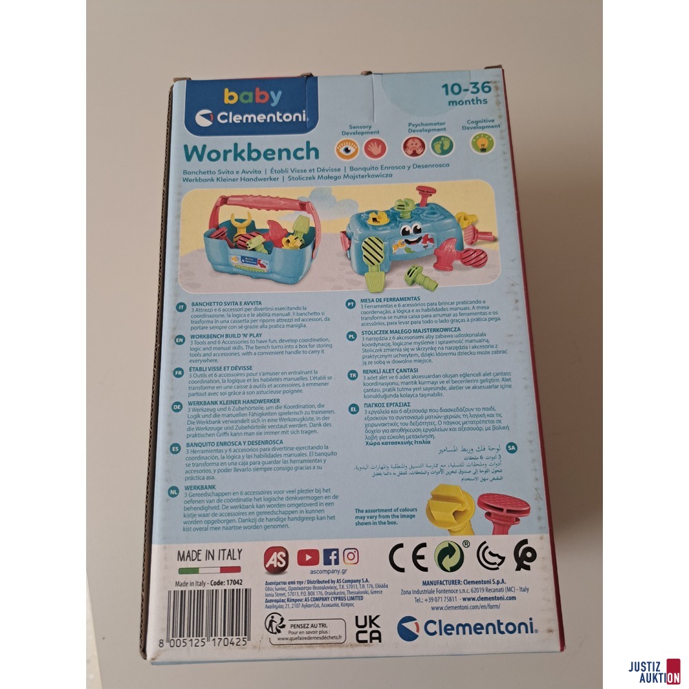 Baby Clementoni Workbench NEU