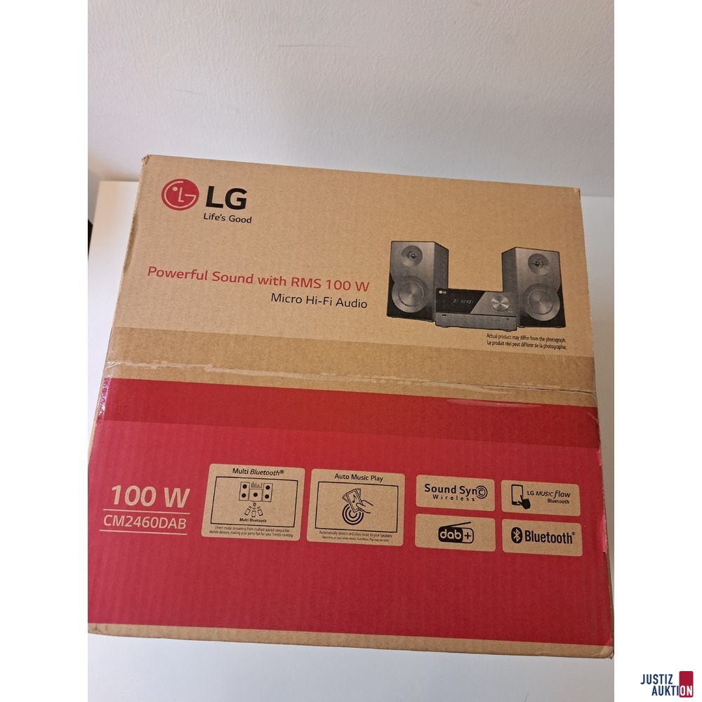 LG Micro Hi-Fi Audio CM2460DAB