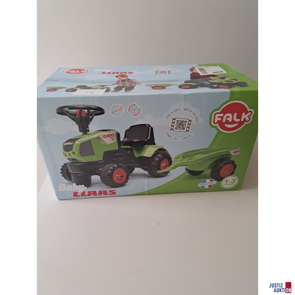 Falk Traktor Baby Class mit Anhänger Artikel Nummer: 101235 NEU