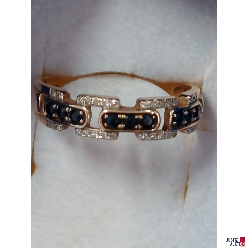 Damenring Ringgröße 58 Gewicht 3,0 g rosegold