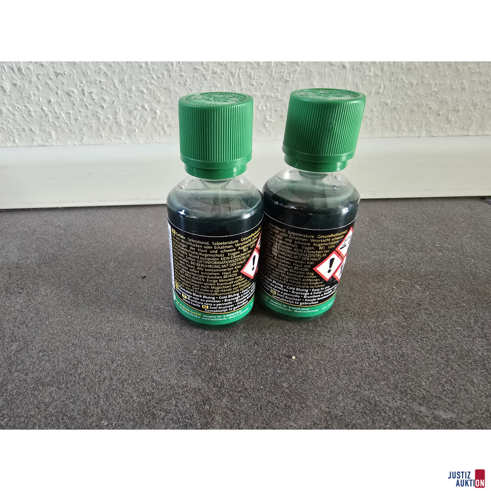 2 Flaschen Ballistol Schnellbrünierung, jeweils 50 ml – foto 2 – kavel bij Justiz-Auktion, Forchheim
