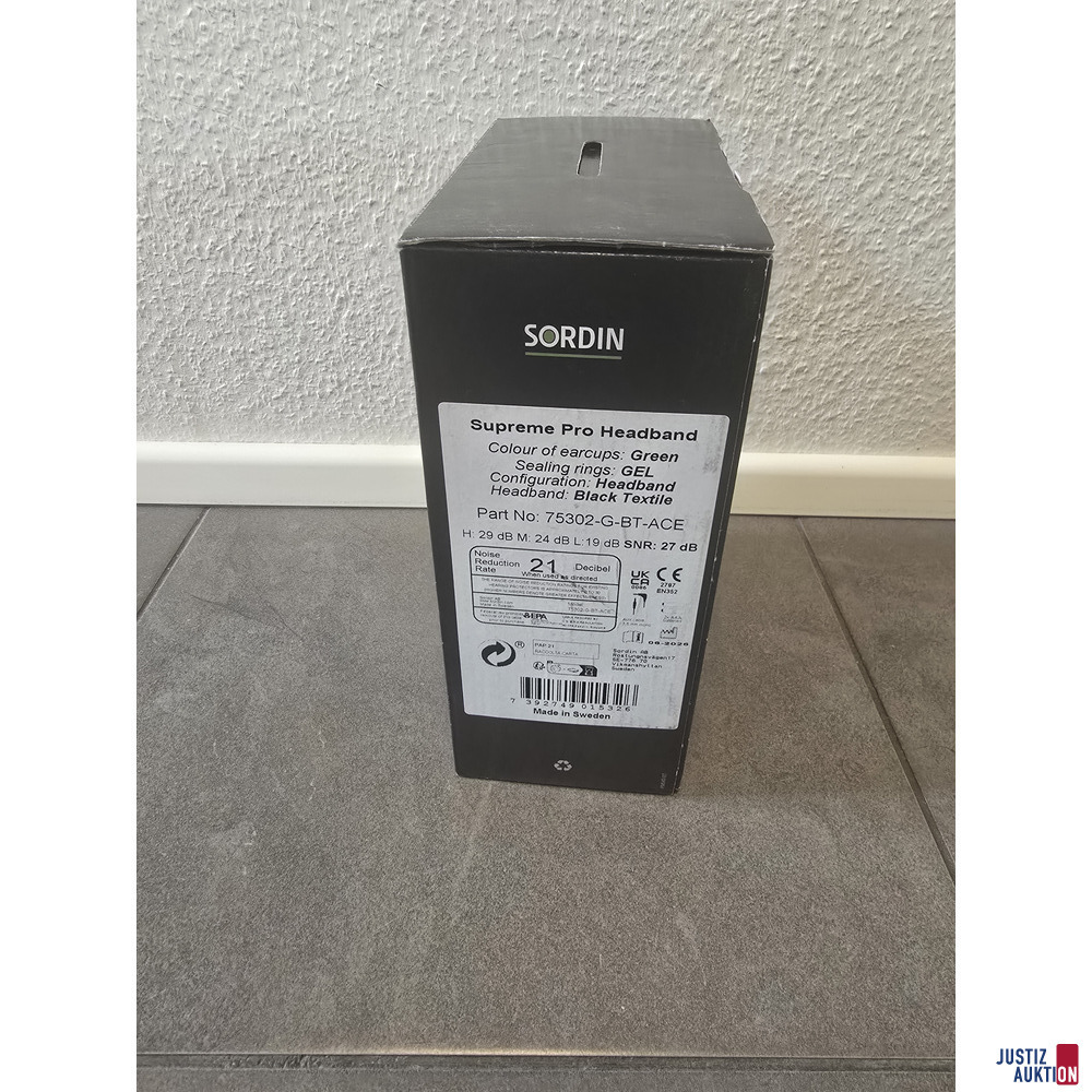 Sordin Supreme Pro – elektronischer Kapselgehörschutz – foto 4 – kavel bij Justiz-Auktion, Forchheim