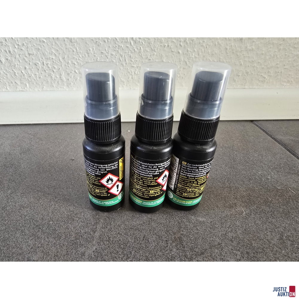 3 Flaschen Ballistol Optik-Reiniger, jeweils 30 ml – foto 2 – kavel bij Justiz-Auktion, Forchheim