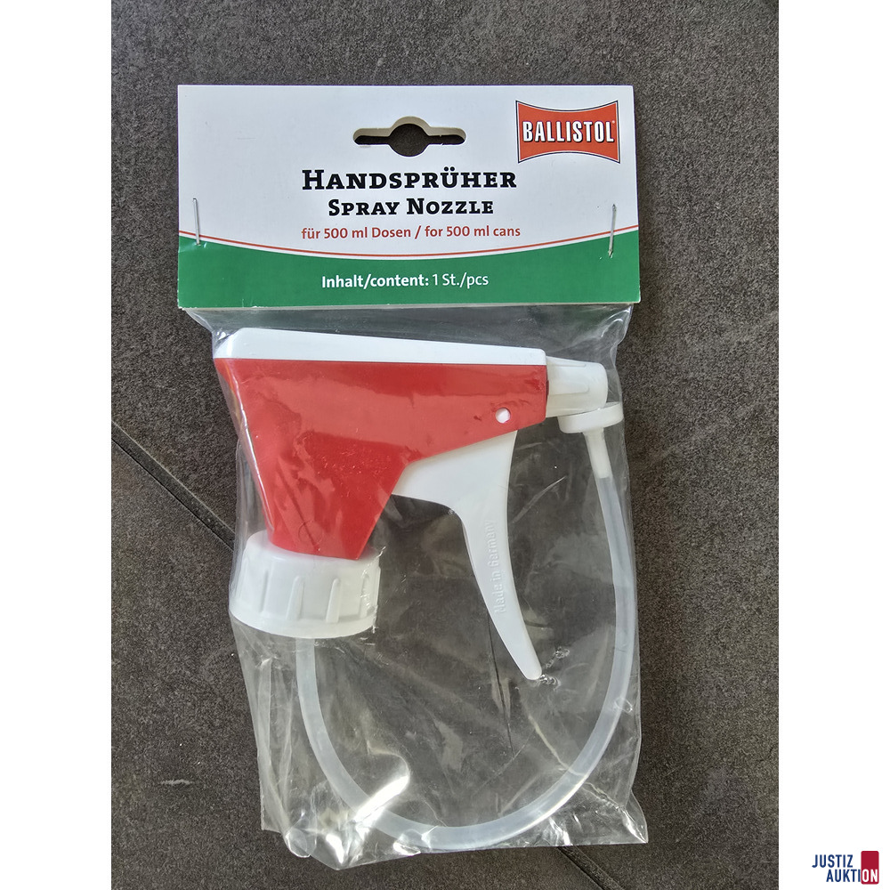 3 x Ballistol Universalöl à 500 ml mit 1x Handsprüher – foto 2 – kavel bij Justiz-Auktion, Forchheim