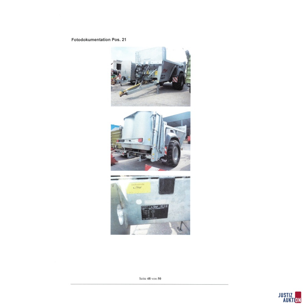 Fliegl Abschiebe – Dungstreuer ADS 100 Agrom