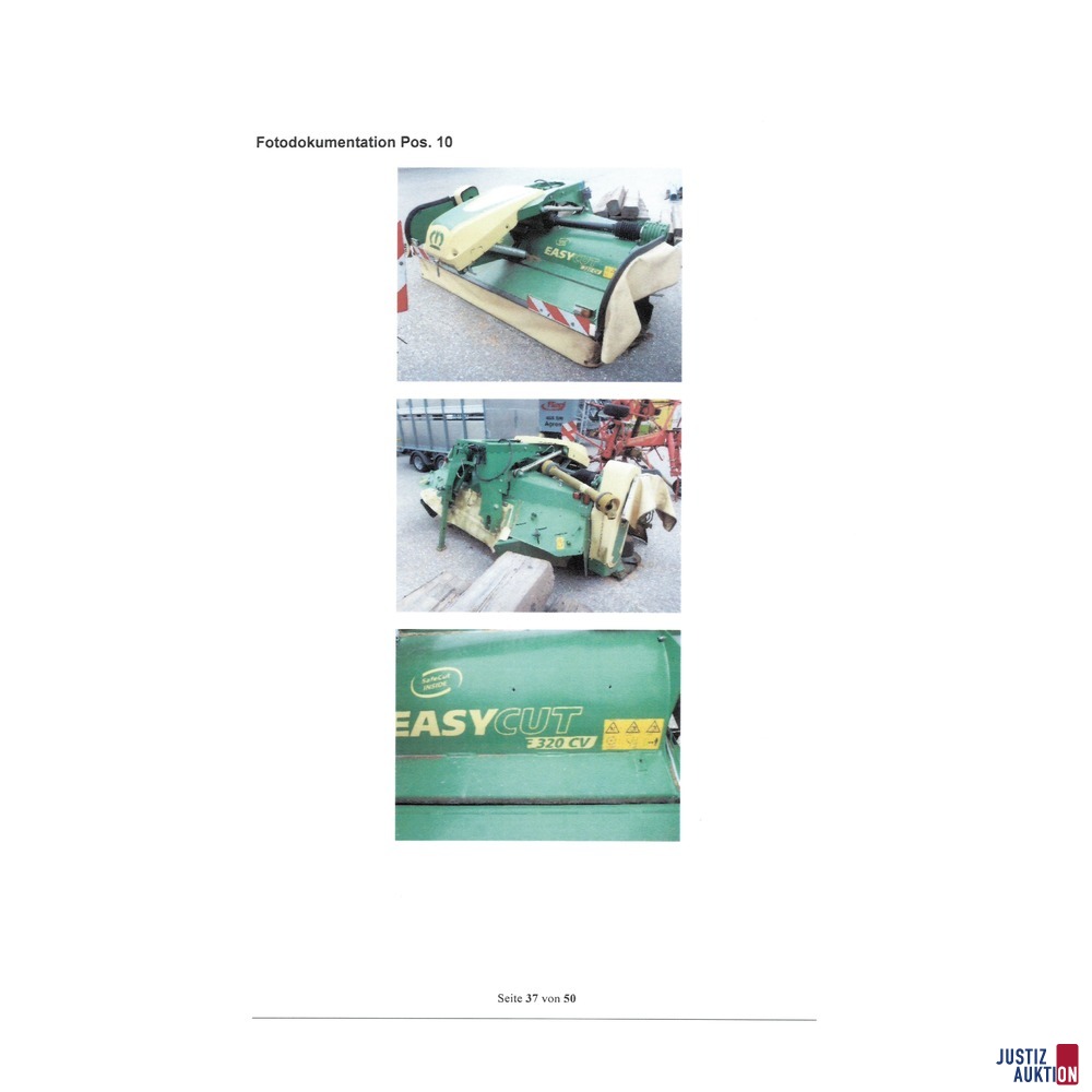 Krone Scheibenmähwerk EasyCut F320CV
