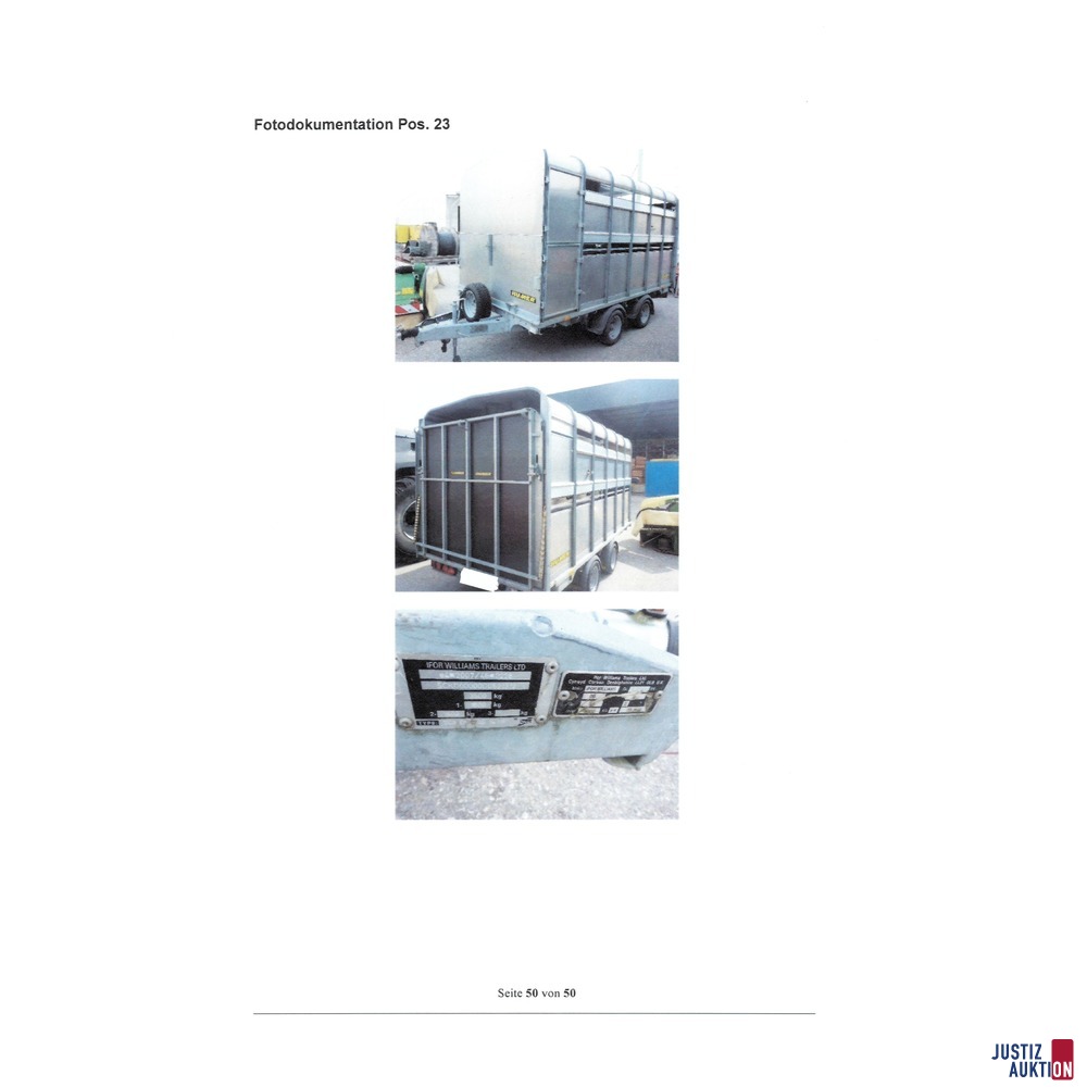 IFOR WILLIAMS by Humer Viehanhänger/O2