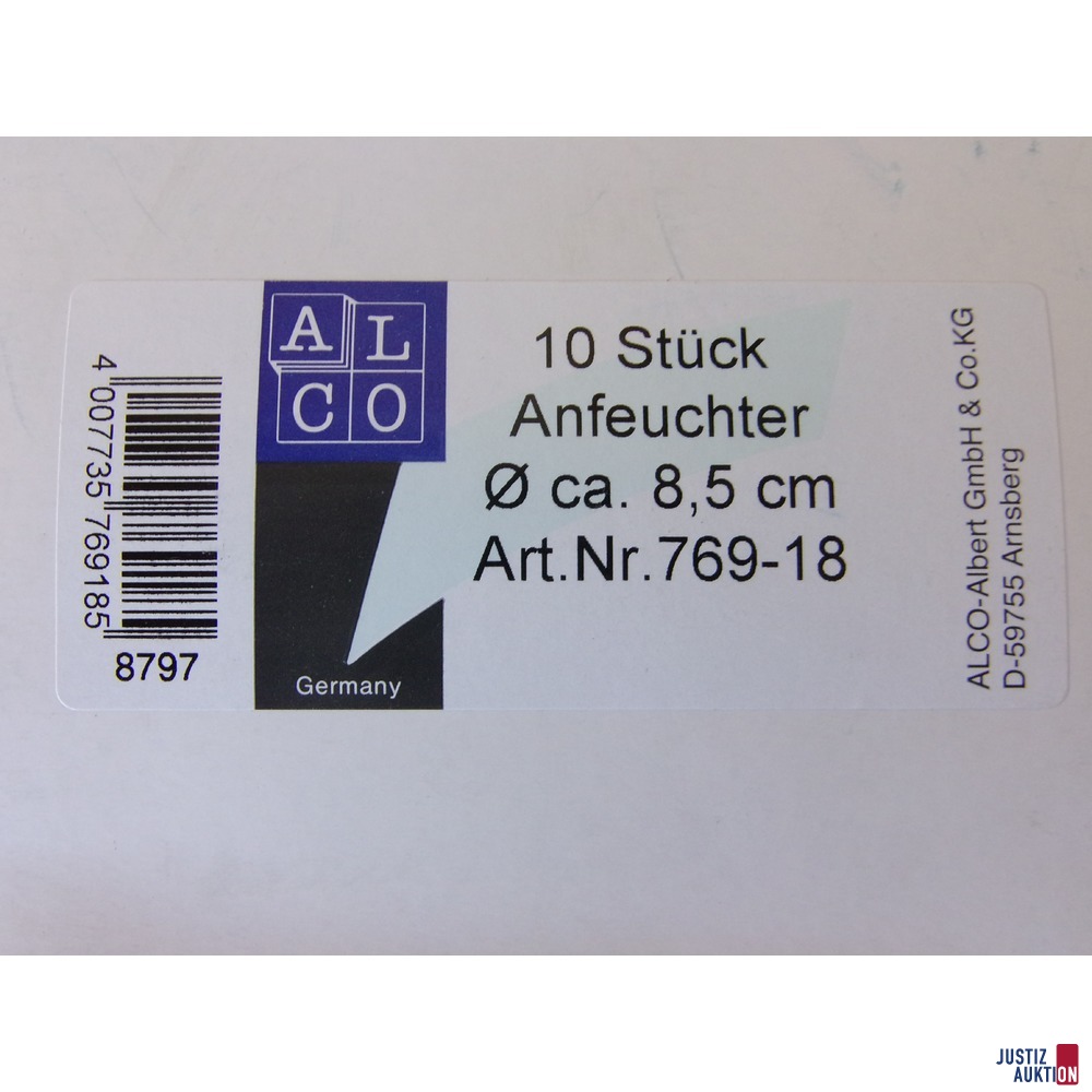 Anfeuchter Packung