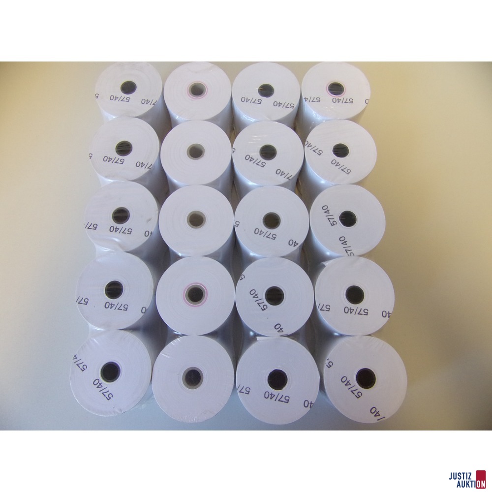 Papierrollen für Rechenmaschinen