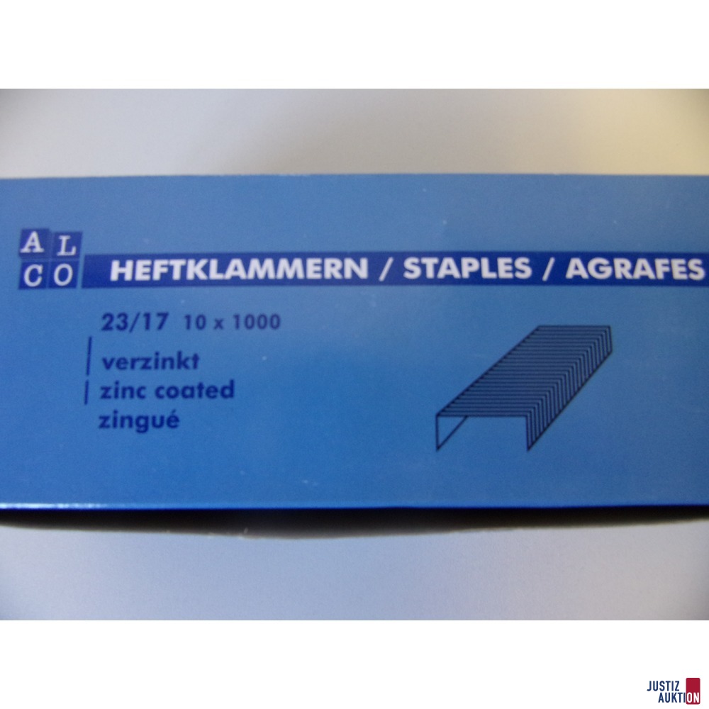 Abbildung Karton Heftklammern