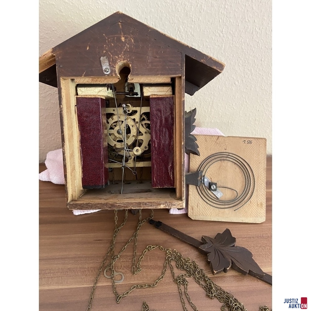 Kuckucksuhr hinten/innen