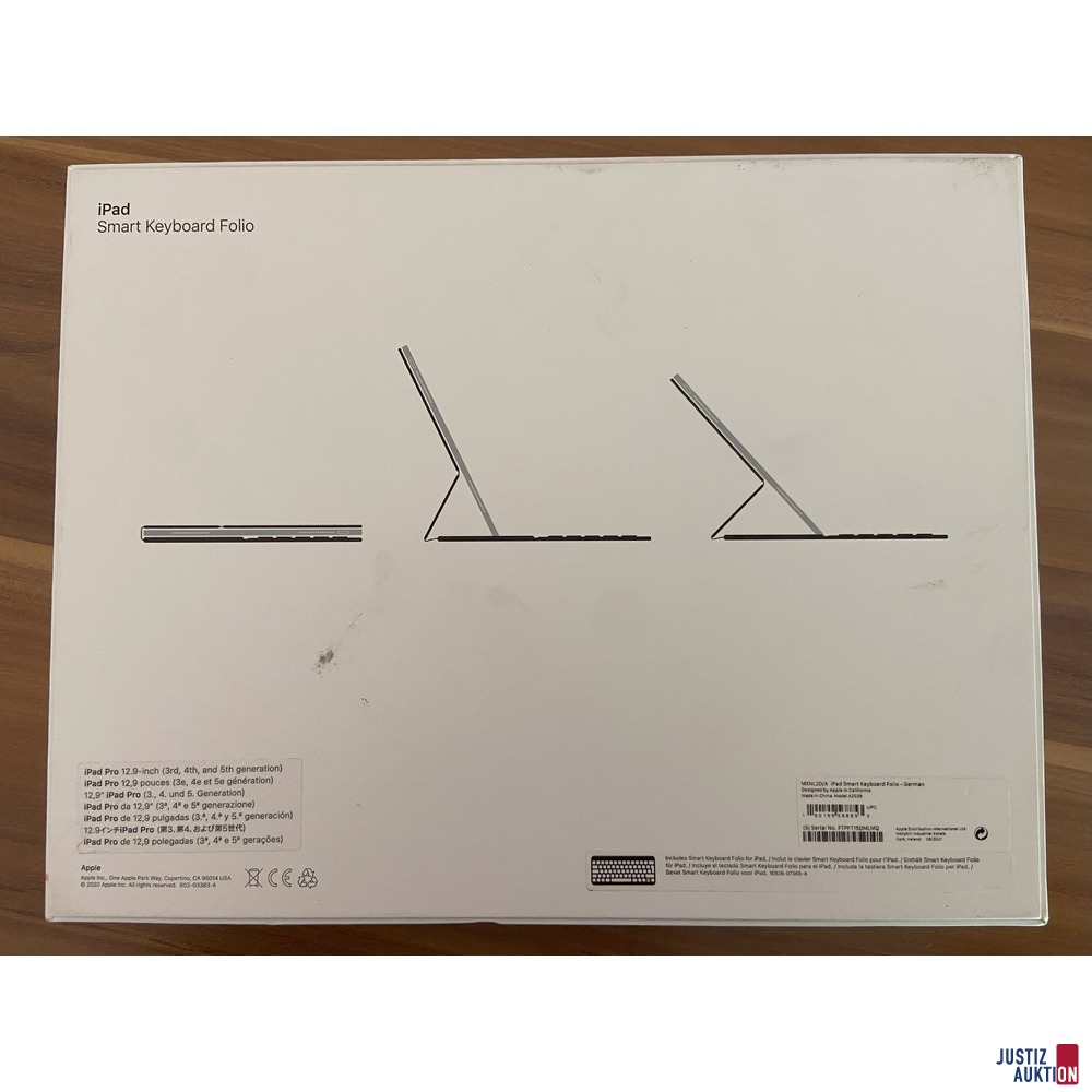 Smart Keyboard Folio Verpackung hinten