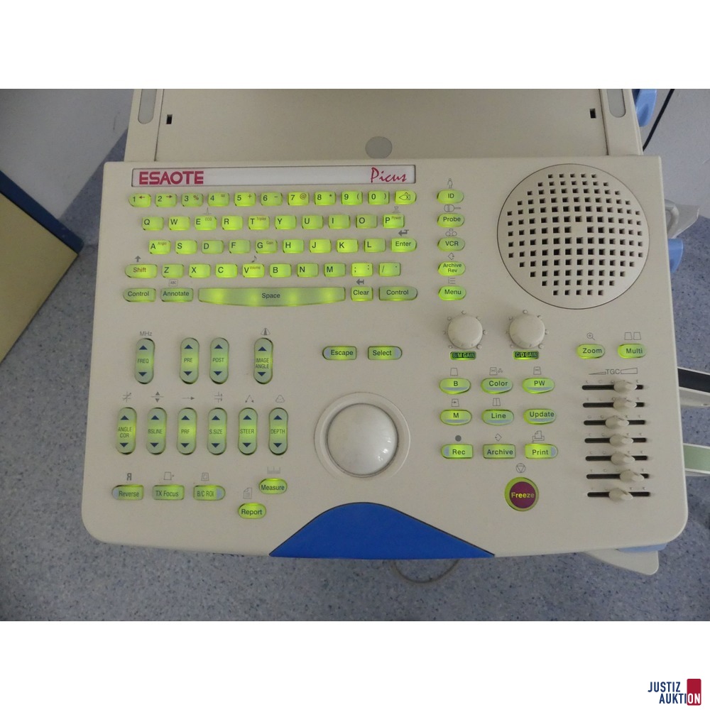 Tastatur Ultraschallgerät