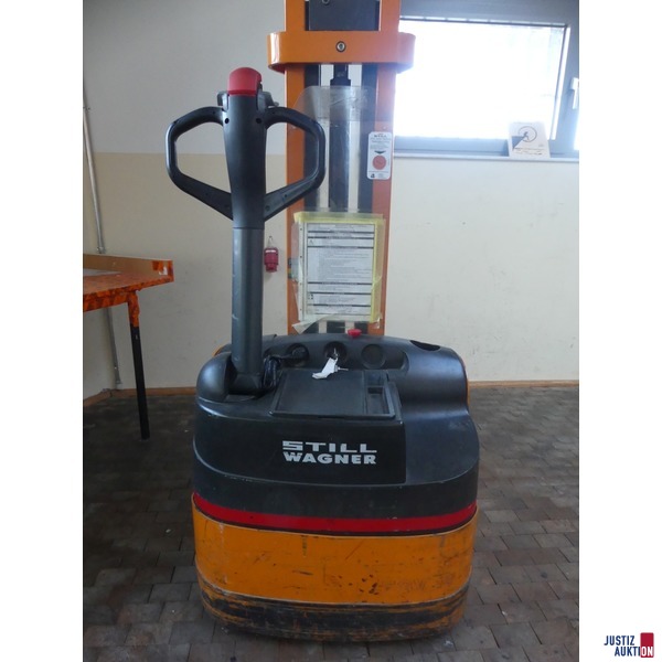 Die Hauptansicht des Hochhubwagens