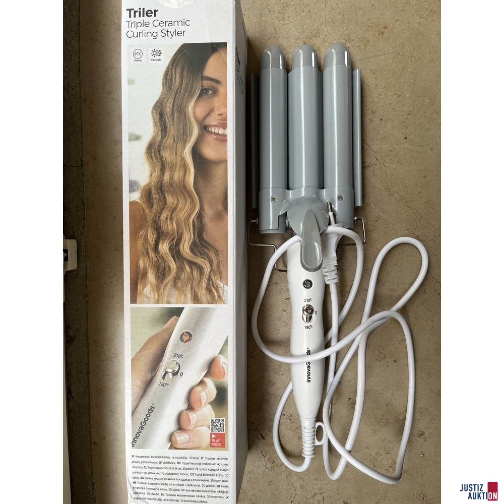 Triler - Triple Ceramic Curling Styler
