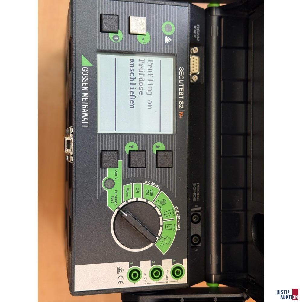 Draufsicht mit Display