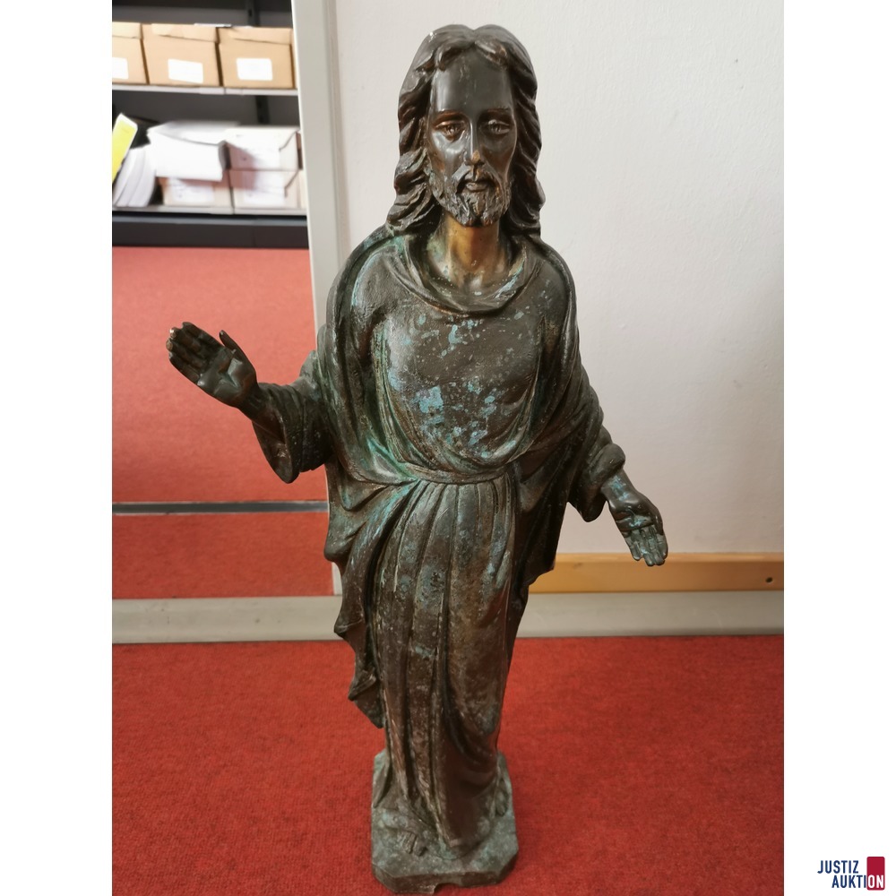 Jesus Statue aus Bronze