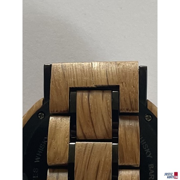 Waidzeit Black Whiskyfass Herrenuhr 4