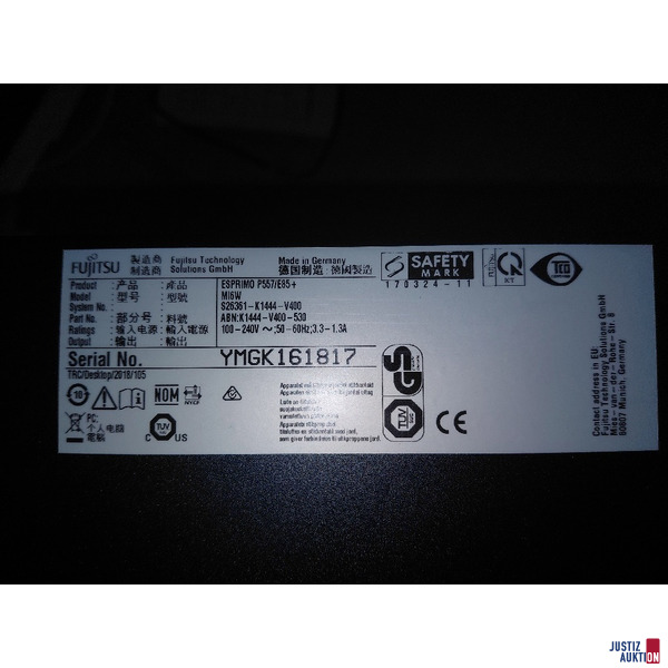 25 Fujitsu Rechner unterschiedliche Modelle – foto 2 – kavel bij Justiz-Auktion, Meinerzhagen