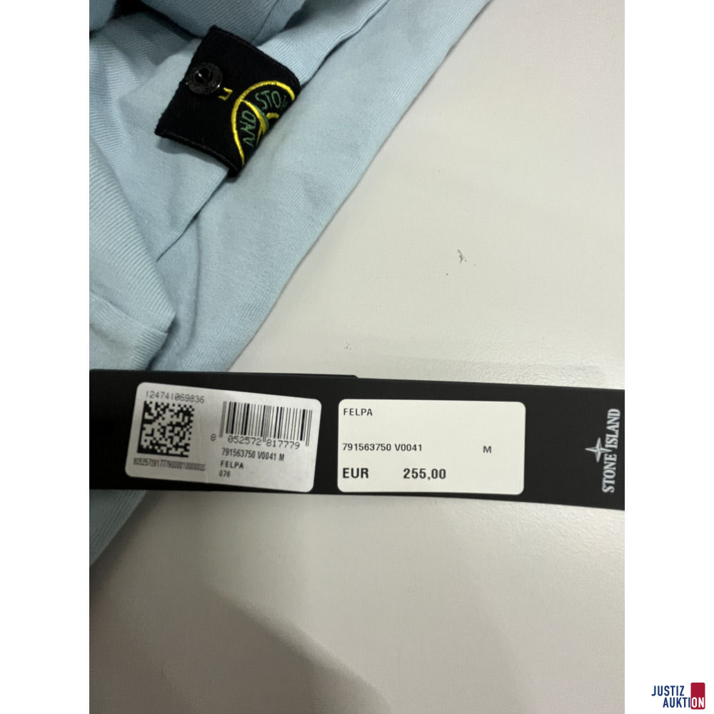 V43/26 Stone Island Fleece Sweatshirt Größe M – foto 5 – kavel bij Justiz-Auktion, Frankfurt am Main