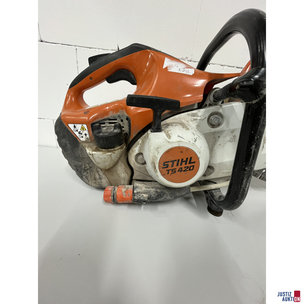STIHL Kreissäge TS 420 – foto 2 – kavel bij Justiz-Auktion, Frankfurt am Main